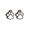 Huella de Pata de Gato Linda Accesorios para Joyería DIY Accesorios de Goteo de Aceite Accesorios para Pendientes Collar Pulsera Colgante para Teléfono Móvil