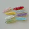 Pinza para el pelo ovalada con purpurina fina de color caramelo coreana, pinza de pico de pato, resorte y verano, dulce, versátil, para flequillo, lateral, horquilla, accesorios para el cabello