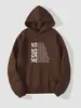 Sudaderas con Capucha de Talla Europea Transfronteriza Estampado de Letras de Jesús Para Hombres Sudadera Gráfica