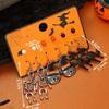 Nuevos Pendientes Calientes de Halloween 2024 Gato Calavera Personalidad Creativa Traje de Pendientes para el Festival Wansheng