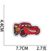 Pegatinas de tela bordada para coche Xiaotian, personajes de dibujos animados, parches bordados de coche de carreras, pegatinas para planchar, bordado por computadora