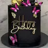 Nueva Decoración de Pastel Acrílica Estilo Ins Transfronterizo Decoración de Pastel Feliz Cumpleaños Adornos para Mesa de Postres