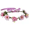 Fabricantes de Origen Pueden Personalizar Yiwu Guirnalda al por Mayor Accesorios para la Cabeza Flores de Colores Diadema DIY para Niños Diadema
