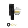 Movimiento de Reloj de Pared Popular DIY Silencioso Transfronterizo Movimiento de Barrido de Segundos con Manecilla de Nogal Negro Reloj de Pared de 12 Pulgadas