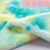Tela de Peluche Larga Colorida Tie-Dye, Suave Peluche Multicolor Imitación Conejo Gradiente Juguete de Peluche Material PVC
