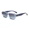 25 Gafas de Sol de Nuevo Estilo con Remaches de Alta Gama, Gafas de Sol Carey, Estilo Europeo y Americano, Protección Solar Personalizada para Playa Hombres Cuadradas con Remaches
