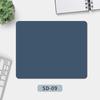 Mouse Pad Simples de Cor Pura Estilo Casual, Pad de Mesa, Mouse Pad Espesso à Prova d'Água, Fofo, Jovem, Para Meninos e Meninas