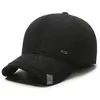 Gorra de Algodón para Hombre y Hombre Mayor de Invierno, Gorra de Béisbol Gruesa para Exteriores, Protección contra el Frío, Visera de Pato, Protección para las Orejas, Calidez con Felpa