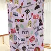 Manta pequeña con impresión 3D de Amazon, manta de franela de dibujos animados, manta para la siesta, manta para sofá con aire acondicionado, manta de felpa