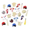 Nuevas gorras de la serie de béisbol, ropa, accesorios para bates de béisbol, colgantes de aleación para manualidades, colgantes para cadena de teléfono dental