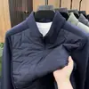 Otoño Invierno 90 Plumón de Pato Blanco Cuello Alto Chaqueta de Plumón Protección contra el Frío al Aire Libre Calidez Chaqueta de Forro Polar para Hombre Ropa de Abrigo Chaqueta de Plumón Top para Hombre