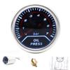 Instrumento de Modificação de Carro 52mm Universal Pressurizado Temperatura da Água Temperatura do Óleo Tensão Hidráulica Medidor de Relação Ar/Combustível