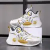 Zapatos para Niños 2026 Estilo Primavera y Otoño Zapatos Deportivos de Malla Transpirable para Niños Tallas Medianas y Grandes Niños Niños Zapatos de Baloncesto con Hebilla Giratoria Verano