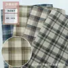 En stock nuevo 2027 teñido en hilo primavera verano otoño tela a cuadros de algodón lavado ropa camisa de comercio exterior tela a cuadros