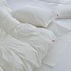 Conjunto de Quatro Peças de Algodão Tingido em Fio Penteado Sirospun Algodão Lavado 4 Capas de Edredom de Algodão Lençol de Cama Roupa de Cama de Alta Qualidade para Casa de Temporada