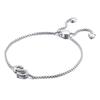 Suprimento de fábrica joias moda europeia e americana temperamento design ins pulseira de aço inoxidável 26 letras do alfabeto feminino