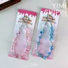 Lirio del Valle Cordón para Teléfono con Cuentas Llavero de Cristal Colgante para Bolso Accesorio para Llaves de Coche Regalo Pequeño Venta al por Mayor
