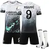25 Traje de Fútbol Edición Especial Real Madrid Patrón de Dragón No. 9 Camiseta de Mbappe 7 Vinicius 5 Camiseta de Bellingham