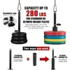 Piezas de Modificación de Equipo de Fitness DIY Máquina de Polea Alta para Abdominales y Dorsales Pec Deck Cuerda de Acero para Polea
