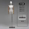 Tienda de Ropa Estilo Coreano Hombro Caído Hombro Recto Accesorios de Maniquí Maniquí de Medio Cuerpo Femenino Maniquí de Ventana Estante Soporte de Exhibición