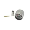 Conector Coaxial de Radiofrequência N-50-C-J3N Conector Macho Combinando com Rg58/50-3 e Outros Conectores de Cabo