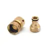 Ferramentas de jardim conector de cobre Amazon latão 3/4 engate rápido para mangueira conexão de tubo de água de jardim conector macho e fêmea