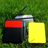 Las tarjetas rojas y amarillas vienen con un estuche de cuero y un cuaderno, tarjetas rojas y amarillas de fútbol, equipo de árbitro, brazalete de capitán, suministros para partidos de baloncesto