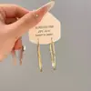 Brincos de Argola Minimalistas da Moda em Ouro para Mulheres, Simples e Elegantes com um Toque de Luxo, Argolas Versáteis para Orelha, Brincos Tendência