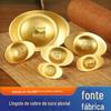 Fabricante Atacado Lingote de Latão Ornamentos Sólidos Peças de Alça de Descompressão Cobre Lingote Sólido Ornamentos para Casa Artesanato