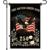 Nueva Bandera de Jardín Más Vendida de Amazon Celebración del 250º Aniversario del Día de la Independencia Estadounidense Atmósfera Festiva Decoración de Patio