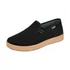 Zapatos de Tela Old Beijing para Hombre, Transpirables, de Suela Gruesa, de Suela Blanda para Personas de Mediana Edad y Mayores, Transpirables, Antideslizantes, Zapatos Casuales de Trabajo para Papá