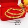 Pulsera de plata para mujer de oro de Vietnam, nuevo estilo coreano abierto, pulsera de piedra pequeña, joyería al por mayor