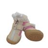 Kbl Pet Zapatos de Cachorro Poodle Zapatos de Perro de Gamuza Gruesa Suela de Goma Antideslizante Cómodos para Perros Teddy