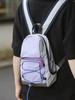 Mochila pequeña de montañismo de color contraste clásico de fábrica para exteriores 2024 Nueva moda ligera de pequeña capacidad para mujeres