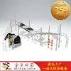 Conjunto de Escalada Cartoon para Crianças ao Ar Livre, Equipamento de Playground de Escalada para Melhorar o Fitness, Fabricante Original para Creches e Centros Comunitários