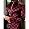 Camisa Glossy Manga Longa Estilo Vintage Masculina Estampa Digital 3D Transfronteiriça AliExpress Amazon