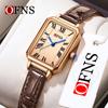 OFNS Reloj de Mujer Lujo Ligero Cuadrado Romano Reloj de Cuarzo Simple Moda Impermeable Reloj de Cuarzo Explosiones
