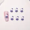 Accesorios de arte para uñas estilo japonés de Hello Kitty, piezas pequeñas de resina, accesorios para decoración de uñas, pendientes, pasadores DIY