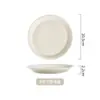 Estilo Ins Moca Nueva Vajilla de Cerámica Plato de Mesa de Gama Alta Bol de Arroz de Alto Valor Hogar Bol Francés para Sopa de Fideos