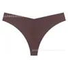 Amazon Transfronterizo Europeo y Americano Tanga Sexy Sin Costuras de Seda Helada para Mujer de Cintura Baja Transpirable Estampado de Leopardo Ropa Interior para Mujer