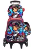 Mochila con Ruedas Transfronteriza, Mochila Escolar para Estudiantes de Primaria de 6 a 12 Años, Bolsa Dura 3D, Set de Tres Piezas, Lonchera, Estuche para Lápices