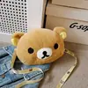Nueva Super Lindo Ins Lindo Lazo Conejo Peluche Mochila Suave Niña Grande pequeño tamaño Cabeza de Conejo Hombro Único Almacenamiento