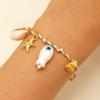 Pulseira Cristal Multicamadas Nova Boêmia Transfronteiriça Pulseira Pingente Estrela do Mar Conjunto de Pulseiras com Contas Coloridas Mulheres