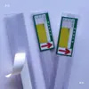 Tira de etiquetas adhesivas para estantería de supermercado tira de etiquetas tira de tarjeta transparente tira plástica plana de farmacia tira de etiqueta de precio tira de marcado de precio