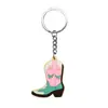 Chaveiro Pingente Série Botas Cola Macia de PVC Fivela Decorativa DIY Pingente de Mochila Amazon Presente Decorativo Atacado