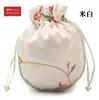 10YJGZ Bolsa de Seda Bordada com Cordão para Frutas de Canto Arredondado Bolsa para Joias Bolsa para Relíquias Culturais Bolsa de Noz Bolsa para Contas de Oração Bolsa de Estilo Antigo