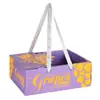Caja de embalaje para uvas, caja de regalo universal para uvas Krensheng, caja vacía para 2-3 racimos, diseño calado, caja de regalo portátil de nuevo estilo