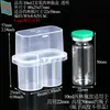 Caja de embalaje para vial de 3 ml-20 ml, caja de plástico para vacunas de 2/4/6/10 unidades, caja de embalaje para polvo liofilizado con tapa
