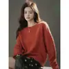 Hong Kong e American Apparel/Soft Sheep 3.02026 Outono/Inverno Lã e Caxemira Escovado Macio Suéter Cardigan