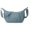 Bolso de Hombro Nuevo Estilo Japonés con Pliegues para Mujer, Bolso Cruzado Versátil de Nailon Resistente al Agua, Bolso Simple de Moda Casual Tipo Bollo